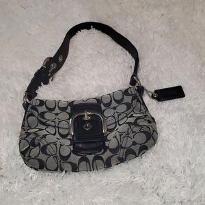 Authentic Coach 11860 Signature Flap Bag